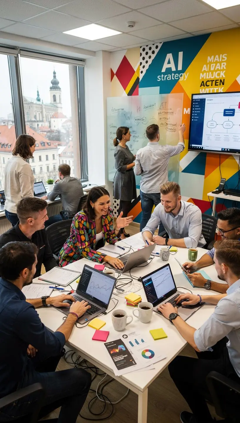 Komanda, dirbanti su n8n automatizavimo įrankiais