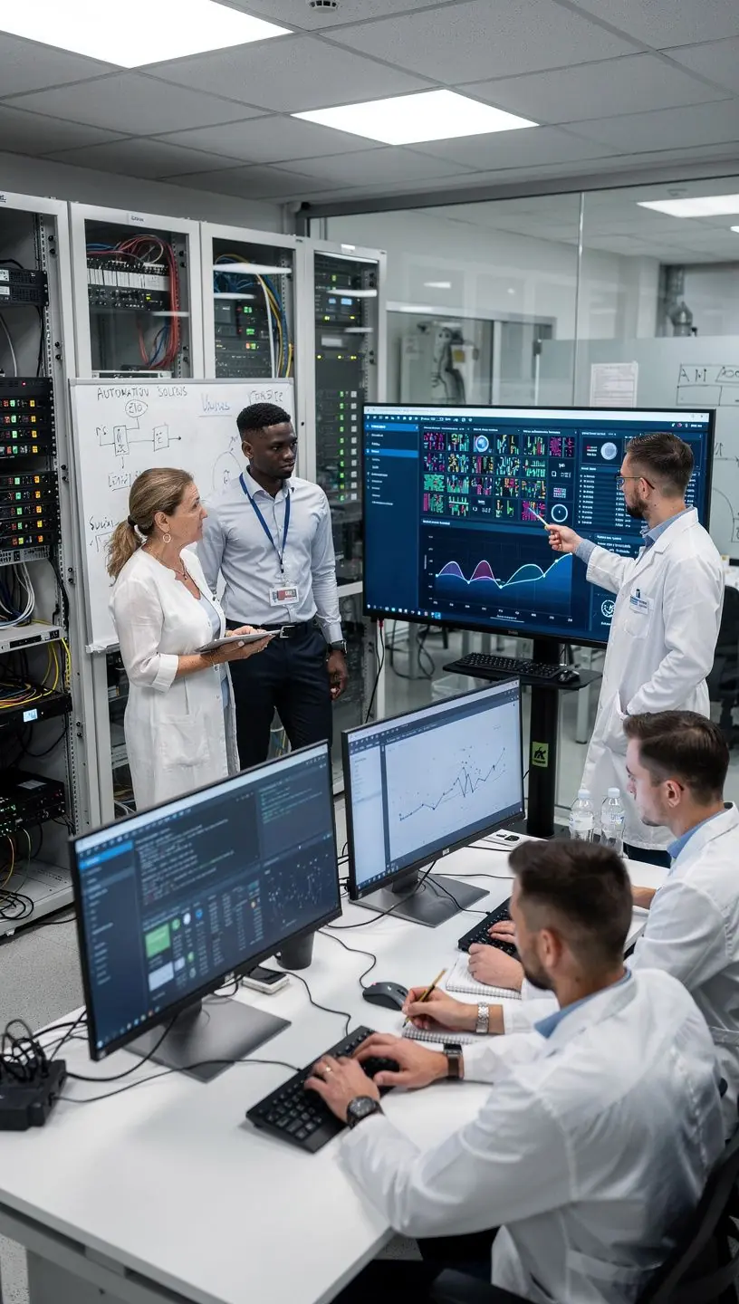 Verslo procesų srauto schema su n8n ir AI